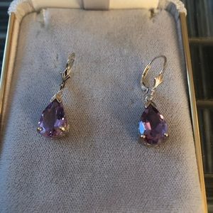 Amethyst earrings